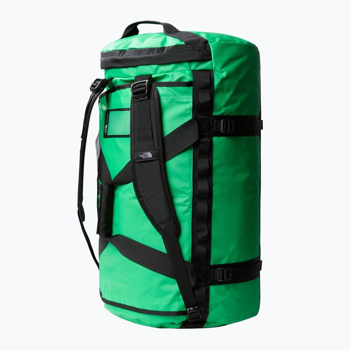 The North Face Base Camp Duffel L 95 l optic emerald/black travel bag 3