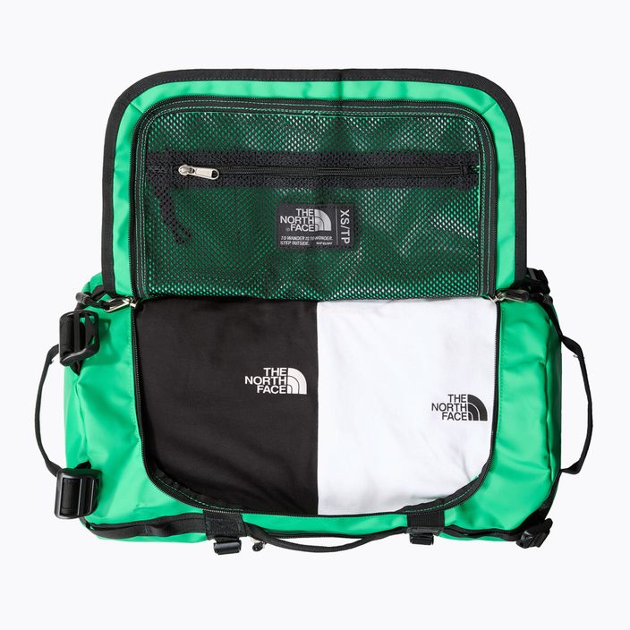 The North Face Base Camp Duffel XS 31 l optic emerald/black travel bag 4