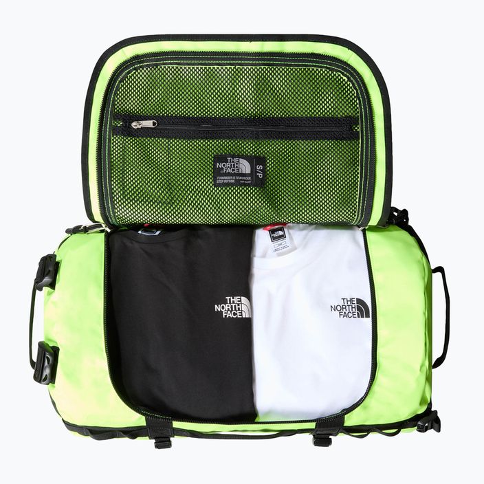 The North Face Base Camp Duffel S 50 l safety green/black travel bag 4