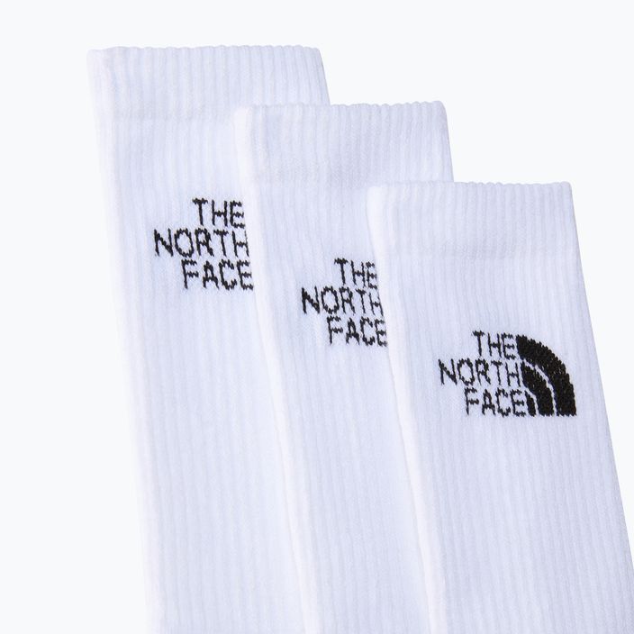 The North Face Multi Sport Cush Crew Sock 3pair white trekking socks 2