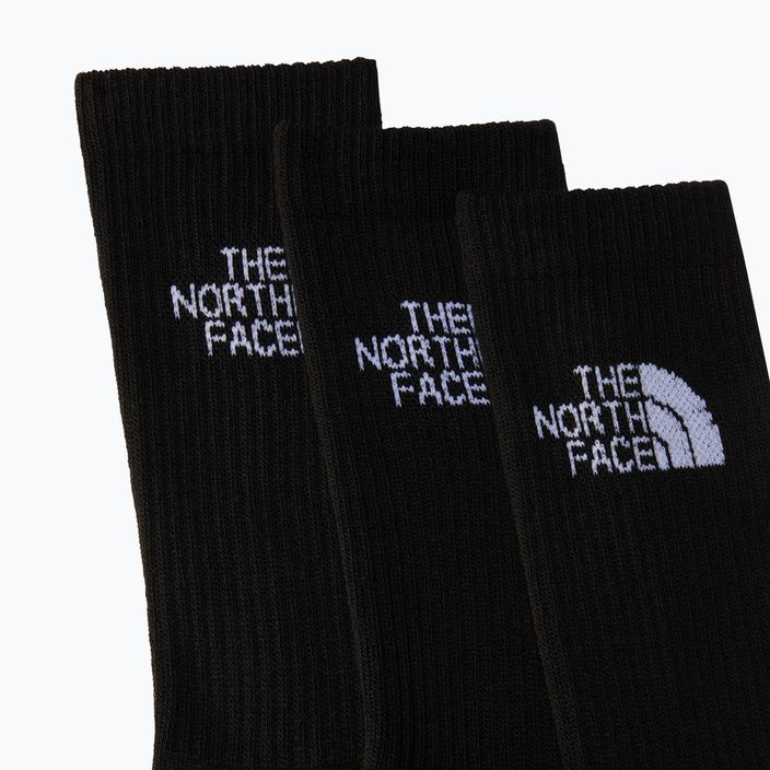 The North Face Multi Sport Cush Crew Sock trekking socks 3 pairs black 2