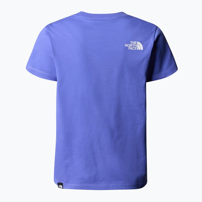 The North Face Easy dopamine blue children's t-shirt 2