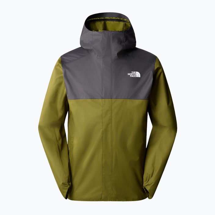 Men's The North Face Quest Zip-In forest olive/asphalt grey rain jacket 6