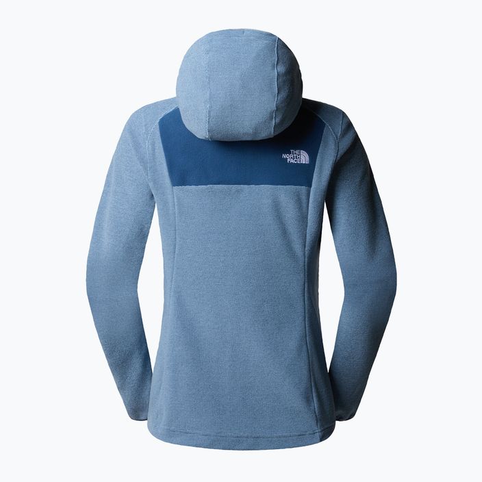 Women's trekking sweatshirt The North Face Homesafe Full Zip steel blue/shady blue s 2
