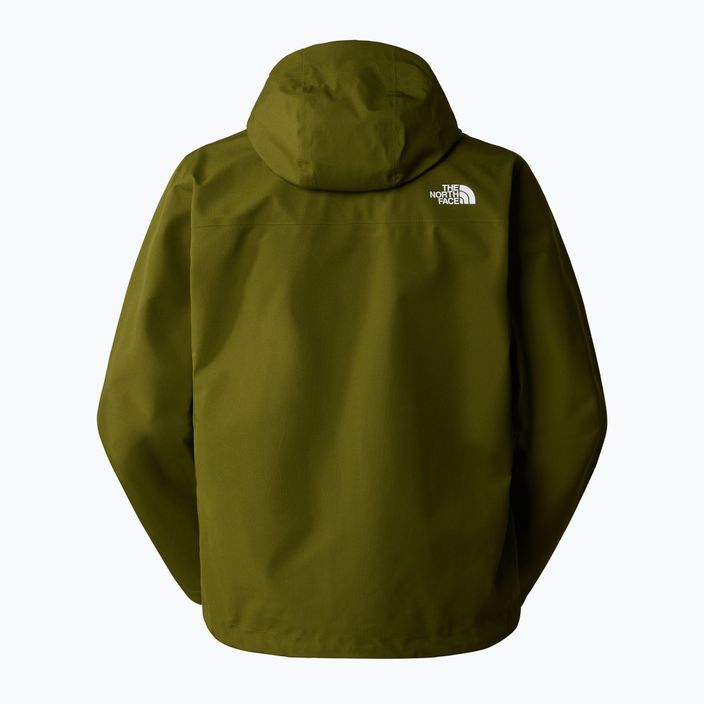 The North Face Whiton 3L forest olive men's rain jacket 2