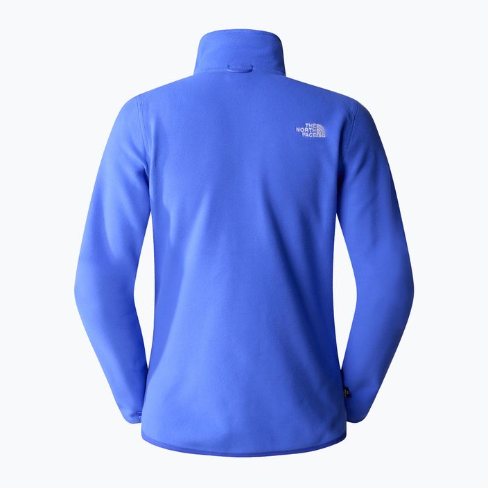 Women's fleece sweatshirt The North Face 100 Glacier FZ solar blue 2