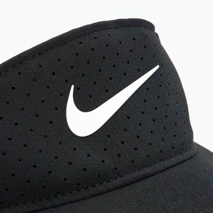 Nike Dri-Fit ADV Ace tennis visor black/anthracite/white 3