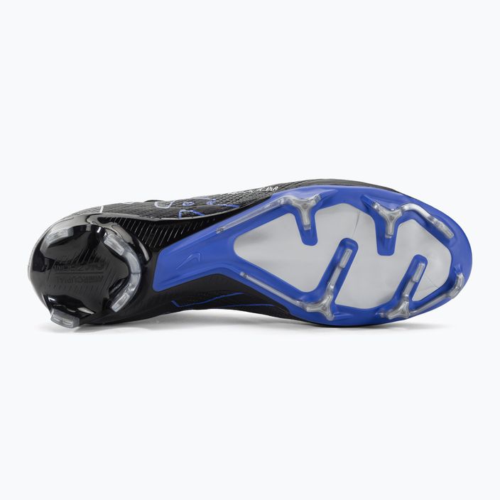 Nike Zoom Mercurial Superfly 9 Pro FG football boots black/chrome/hyper royal 5
