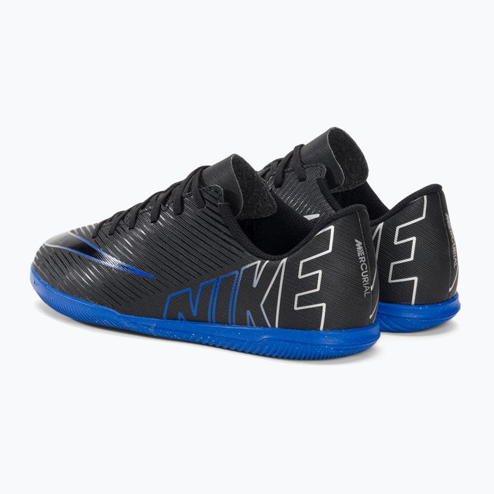 Nike JR Mercurial Vapor 15 Club IC black/chrome/hyper real football boots 3