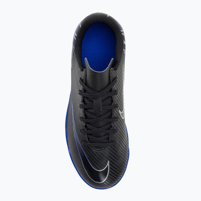 Children's football boots Nike JR Mercurial Vapor 15 Club TF black/chrome/hyper real 6