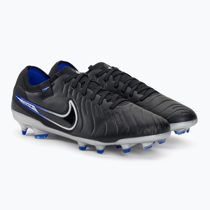 Nike Tiempo Legend 10 Pro FG football boots black/chrome/hyper real 4