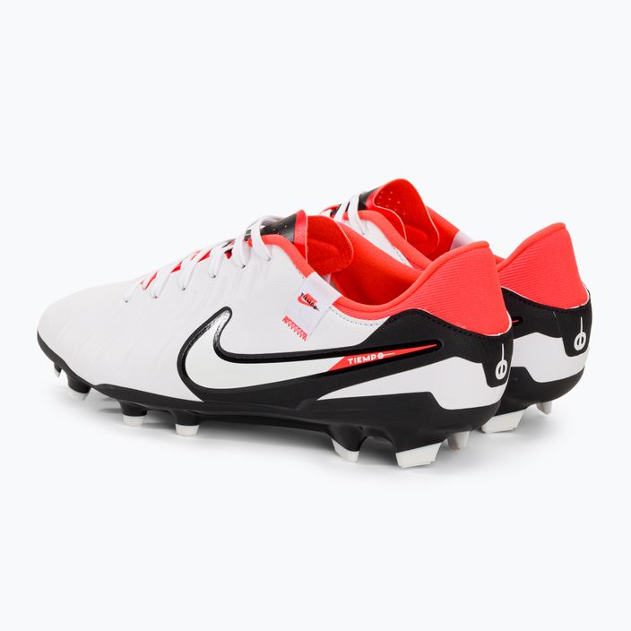 Nike Tiempo Legend 10 Academy MG football boots white/black/bright crimson 3