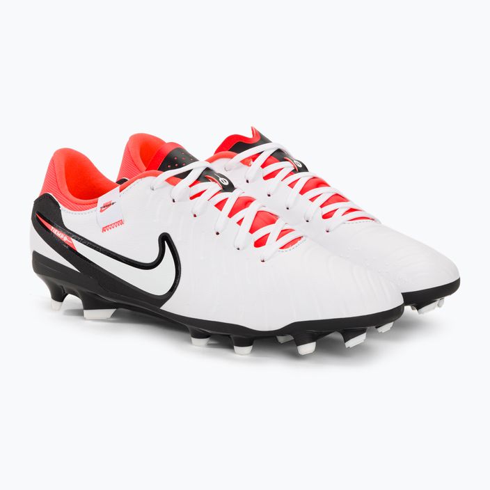 Nike Tiempo Legend 10 Academy MG football boots white/black/bright crimson 4