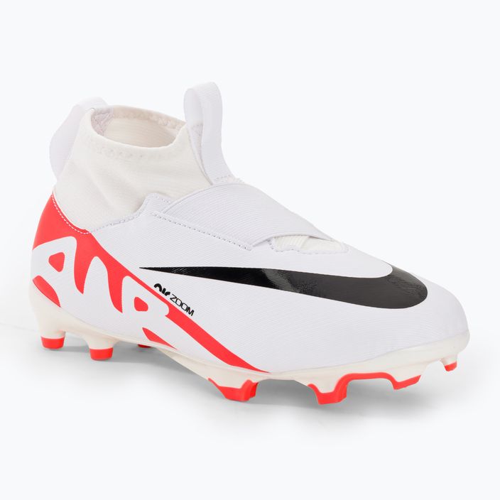 Children's football boots Nike JR Zoom Mercurial Superfly 9 Academy FG/MG bright crimson/black/white