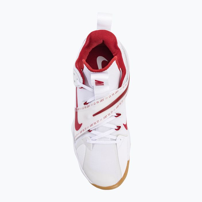 Men's volleyball shoes Nike React Hyperset SE white/team crimson white 6