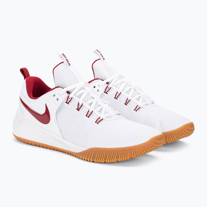 Nike Air Zoom Hyperace 2 LE white/team crimson white volleyball shoes 4