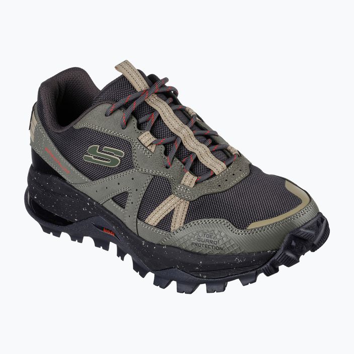 Skechers Arch Fit Trail Air olive/black men's trekking shoes 11