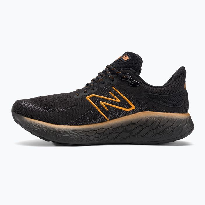 New Balance 1080V12 black / orange men's running shoes 9