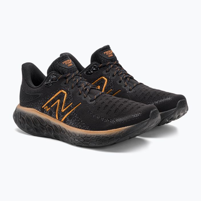 New Balance Fresh Foam 1080 v12 black/orange women's running shoes 4