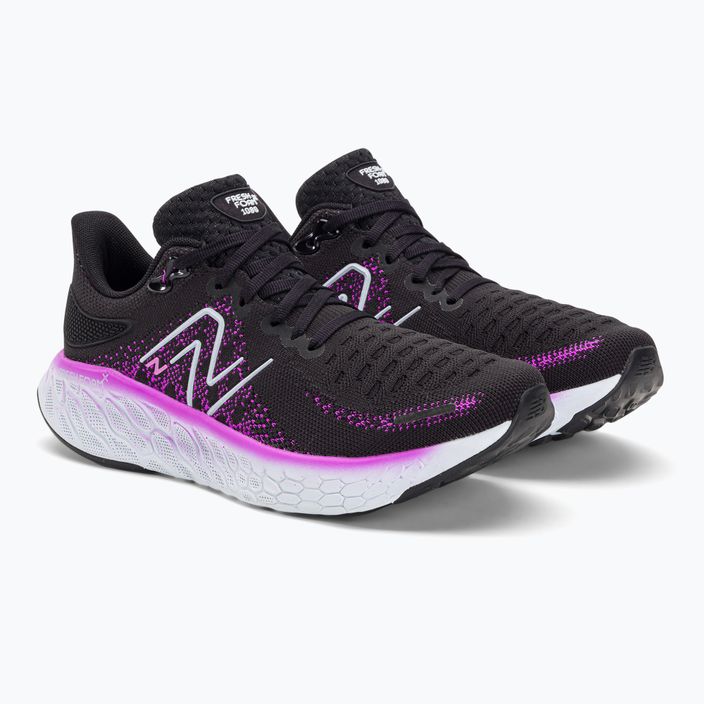 New Balance Fresh Foam 1080 v12 black/purple women's running shoes 4