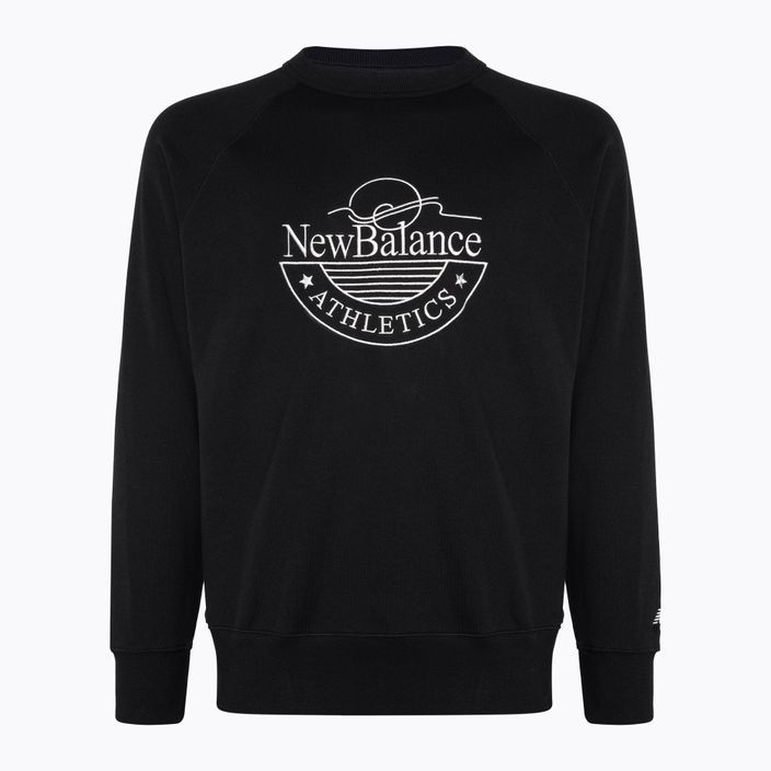 Men's New Balance Athletics Graphic Crew sweatshirt black 4