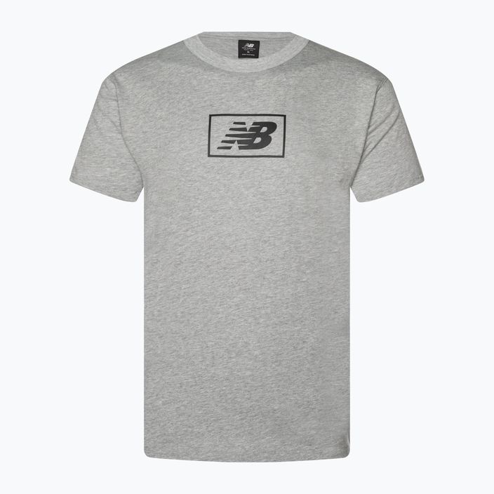 Men's New Balance Essentials Logo athletic grey T-shirt 4