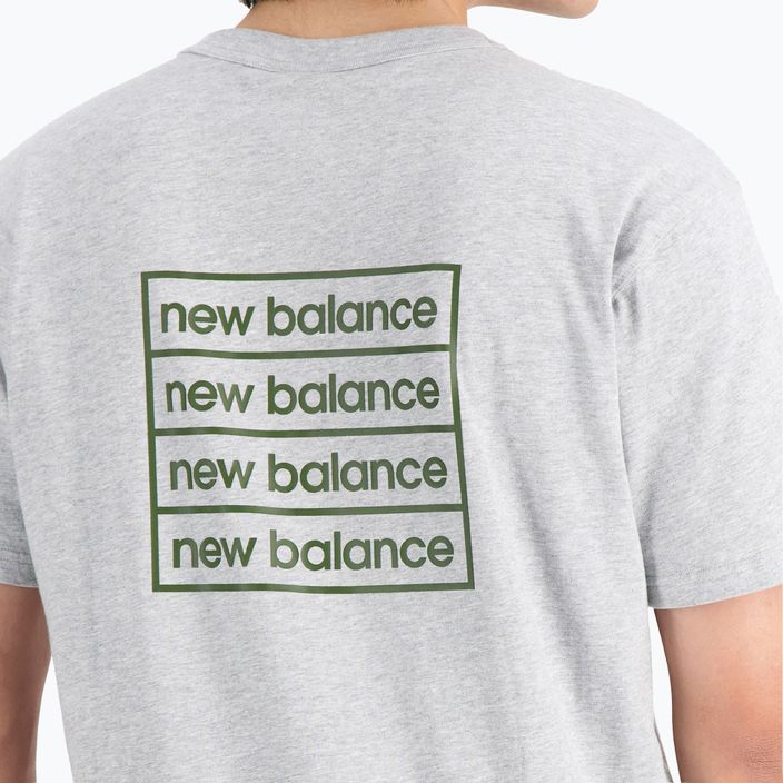 Men's New Balance Essentials Winter athletic grey t-shirt 3