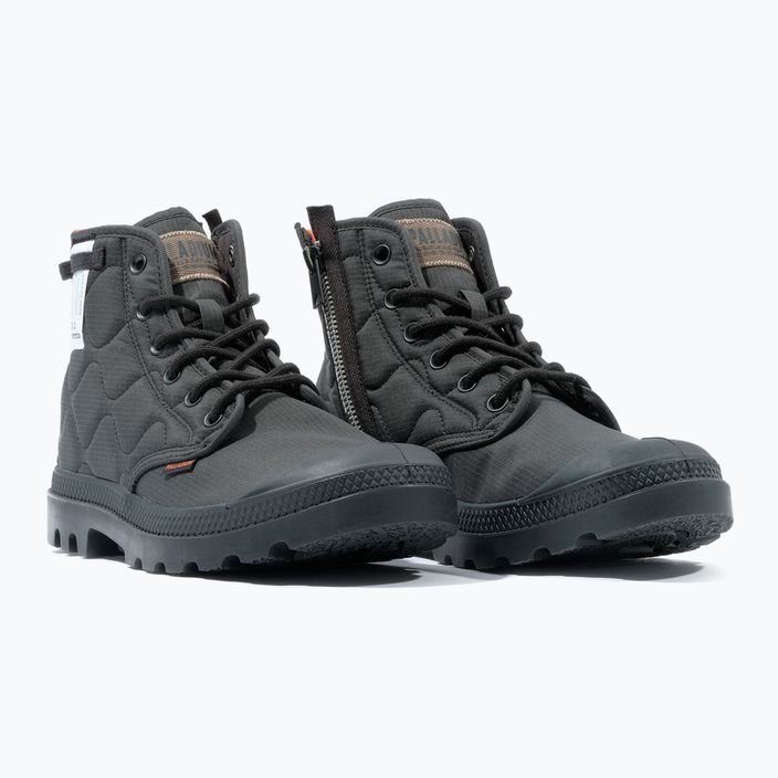 Palladium Pampa Re-Quilted black boots 3