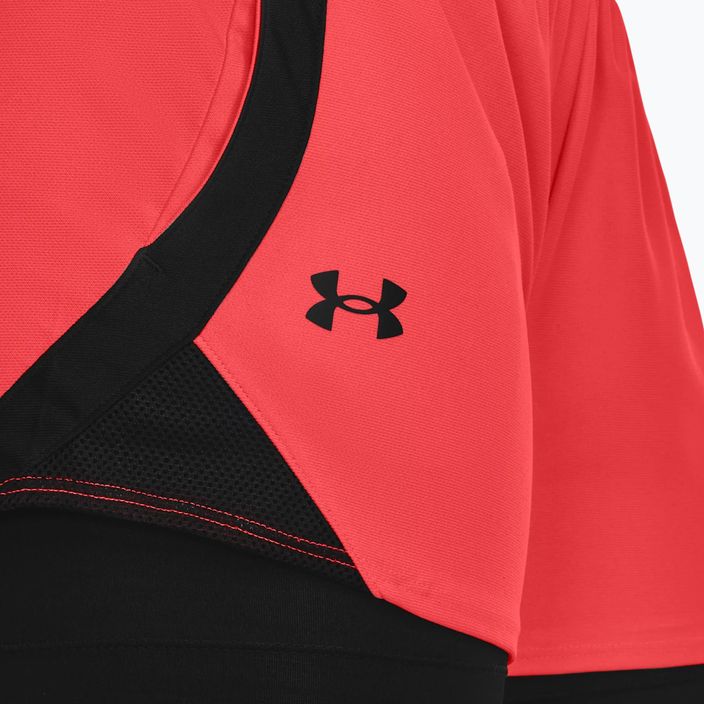 Under Armour Play Up 2-In-1 beta/black/black women's training shorts 3