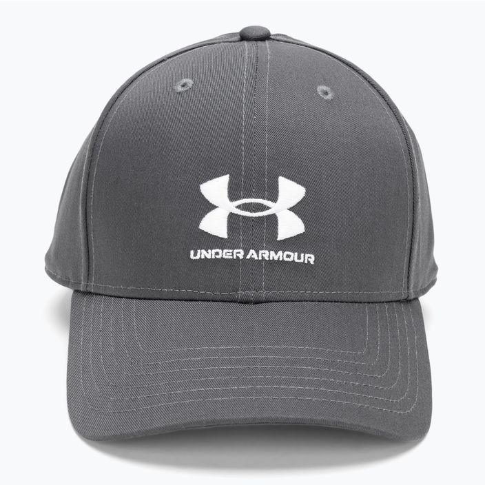 Under Armour Branded Lockup Adj pitch gray/white men's baseball cap 5