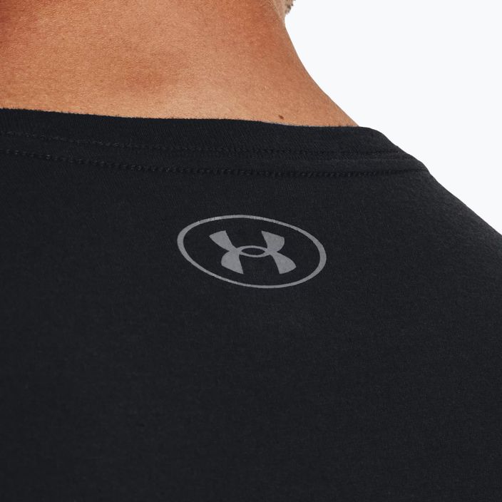 Men's Under Armour Big Logo Fill black/pitch gray/halo gray T-shirt 3