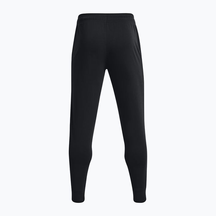 Men's Under Armour Rival Terry Jogger trousers black/onyx white 6
