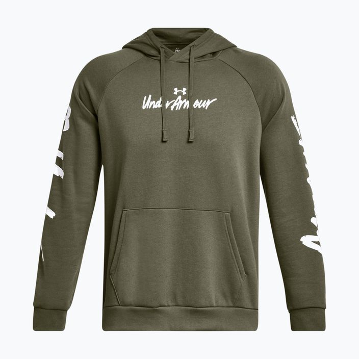Under Armour men's hoodie Rival Fleece Graphic HD marine from green/white 6