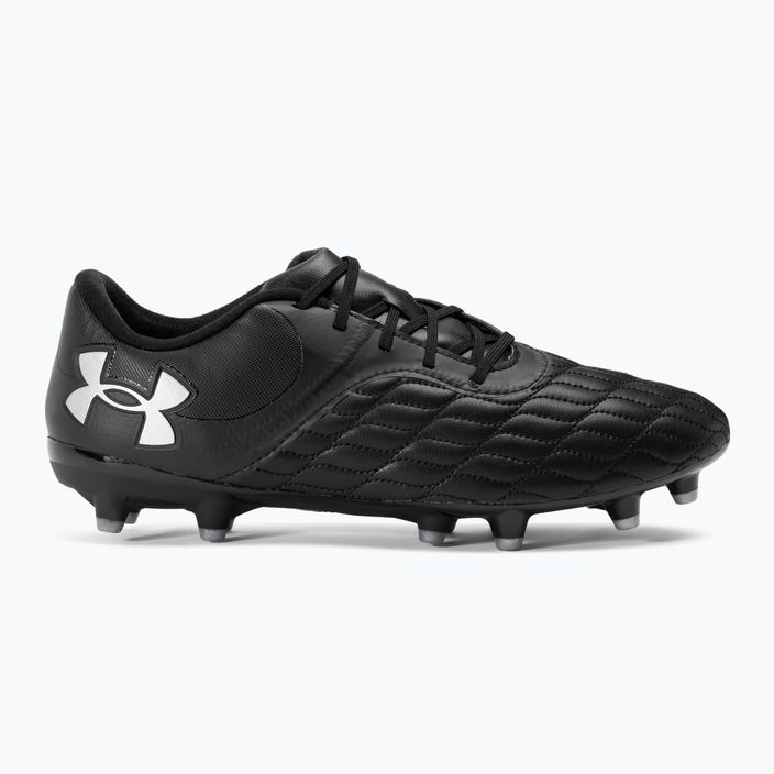 Under Armour Magnetico Select 3.0 FG football boots black/metallic silver 2