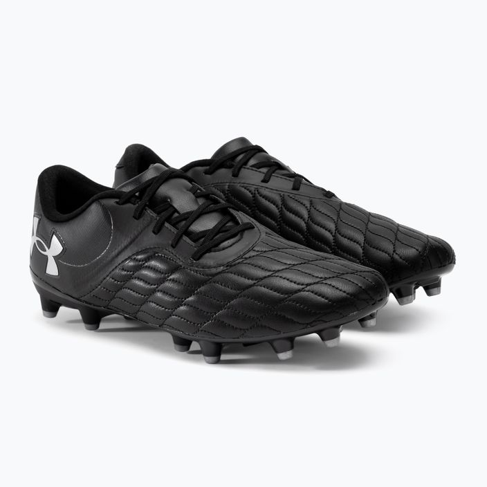 Under Armour Magnetico Select 3.0 FG football boots black/metallic silver 4