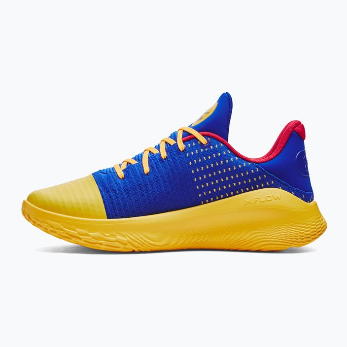 Under Armour Curry 4 Low Flotro team royal/taxi/team royal basketball shoes 10