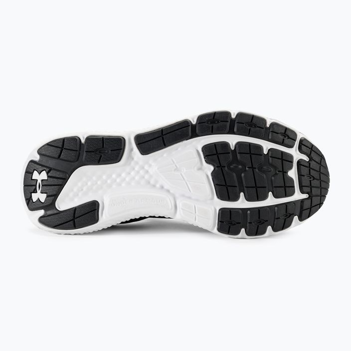 Under Armour Charged Rogue 4 black/white/white men's running shoes 5