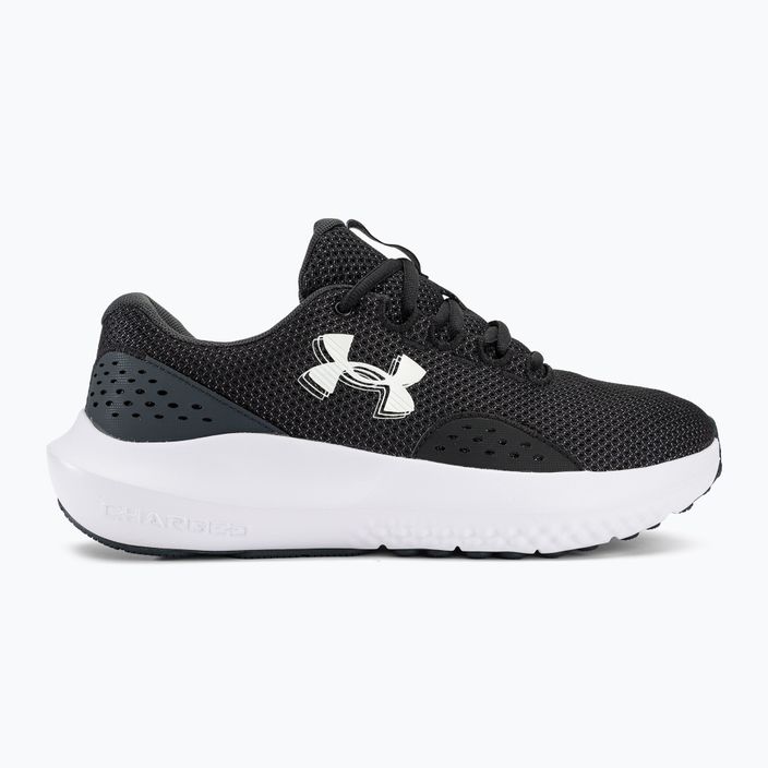 Under Armour Charged Surge 4 black/anthracite/whitev men's running shoes 2