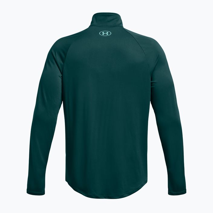 Men's Under Armour Tech 2.0 1/2 Zip hydro teal/radial turquoise sweatshirt 4