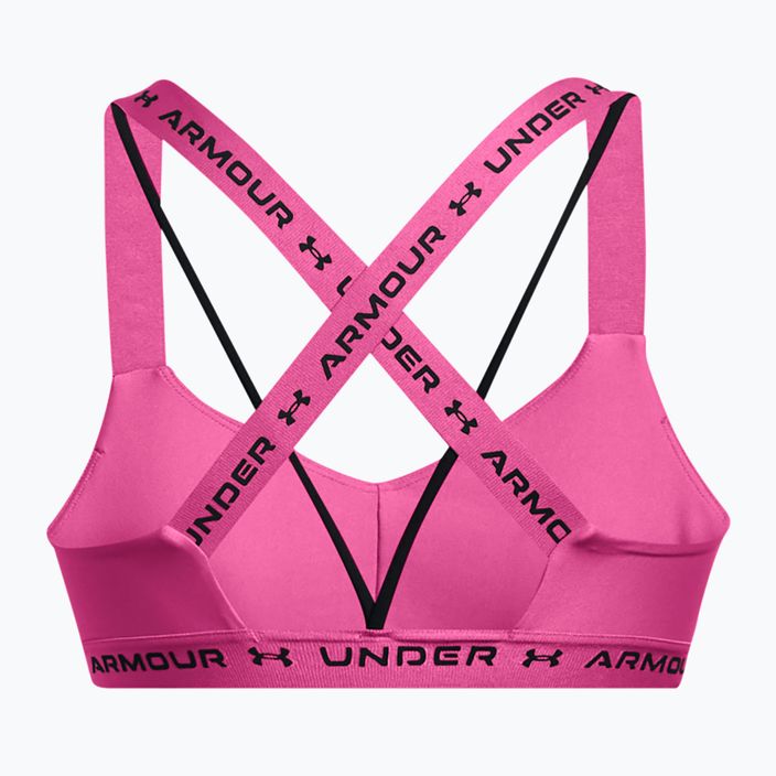 Under Armour Crossback Low astro pink/astro pink/black fitness bra 5