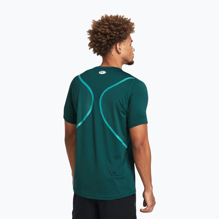 Under Armour men's training t-shirt HG Armour FTD Graphic hydro teal/circuit teal 2