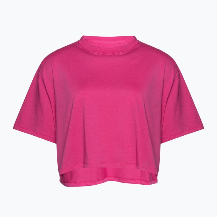 Under Armour Campus Boxy Crop astro pink/black women's training t-shirt