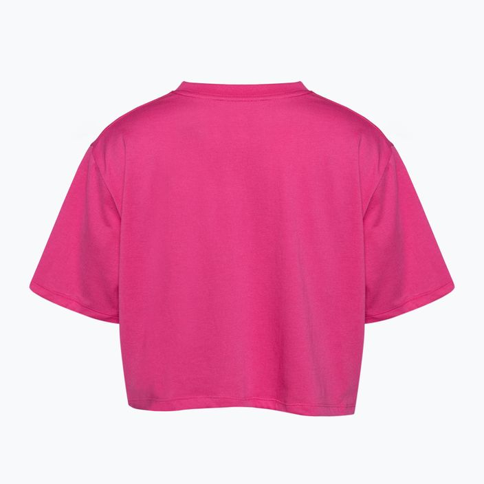 Under Armour Campus Boxy Crop astro pink/black women's training t-shirt 2