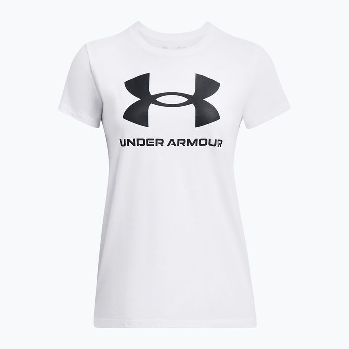 Under Armour Rival Logo women's t-shirt white/black 3