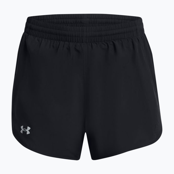 Under Armour Fly By 2in1 women's running shorts black/black/reflective 5