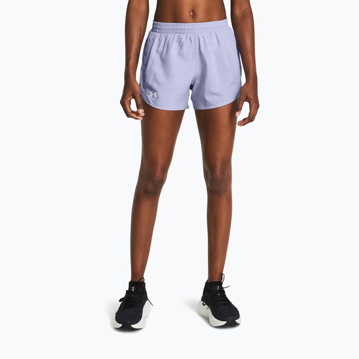 Under Armour Fly By celeste/celeste/reflective women's running shorts