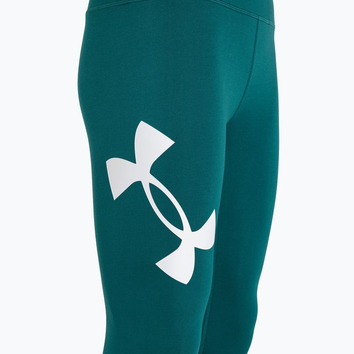 Under Armour Campus hydro teal/white women's leggings 7