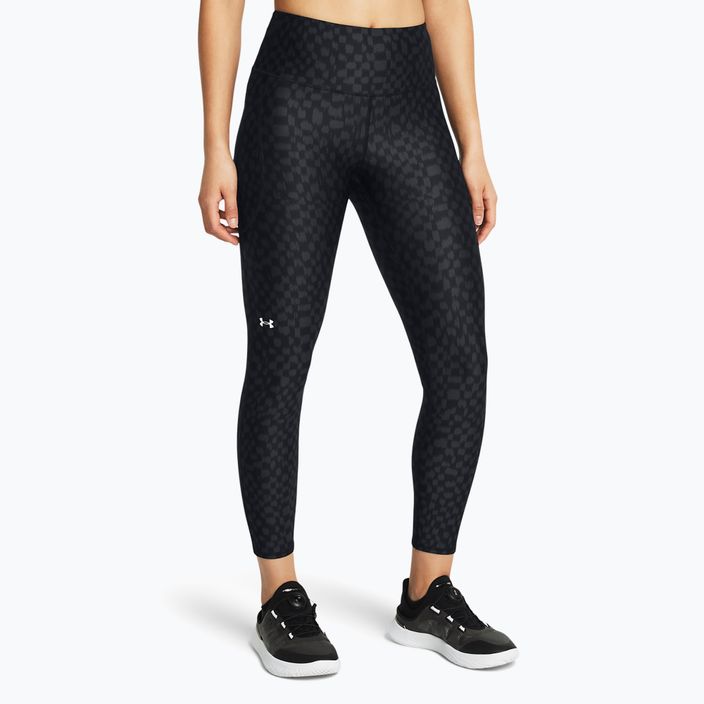 Women's leggings Under Armour Armour Aop Ankle Compression black/anthracite/white