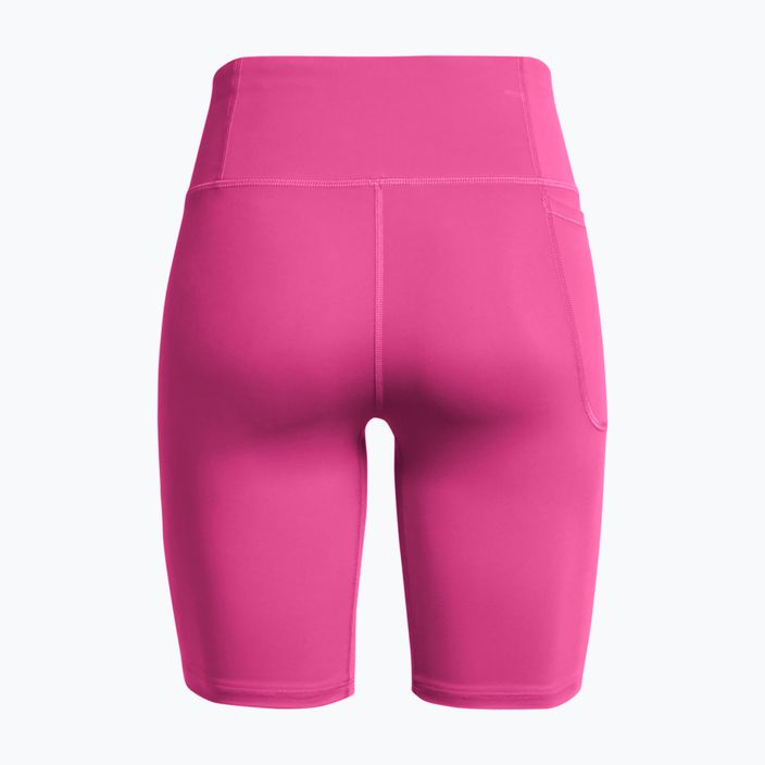 Women's training shorts Under Armour Motion Bike Short astro pink/black 6