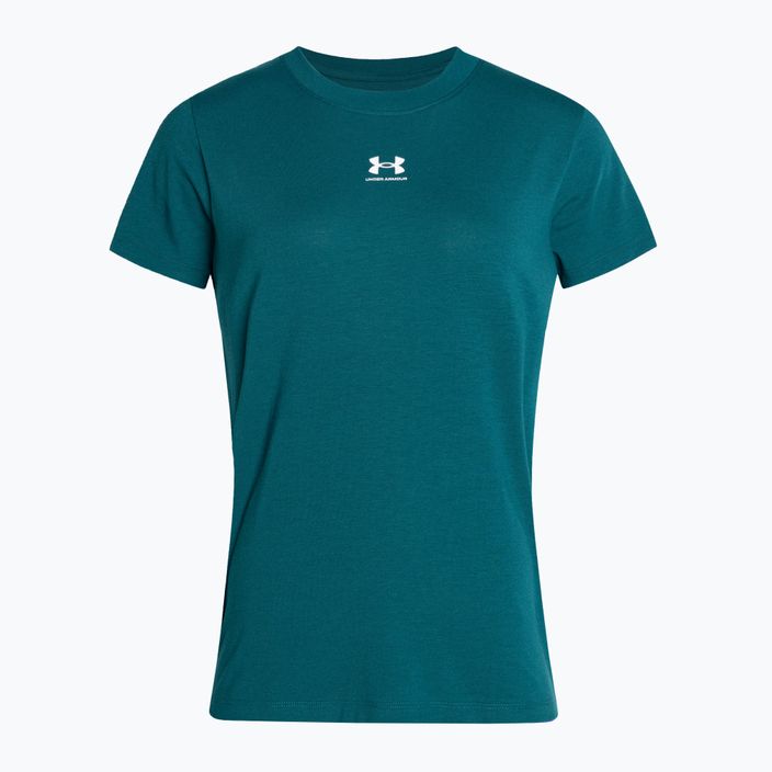 Under Armour Off Campus Core hydro teal/white women's training t-shirt 3